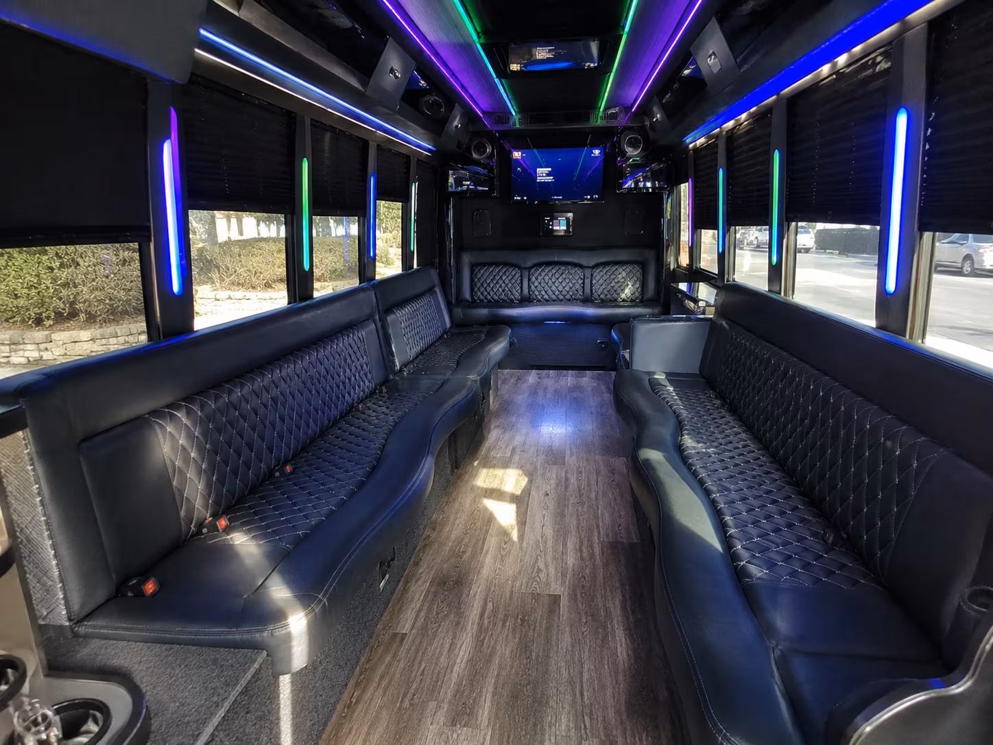 beavercreek 15 passenger party bus interior