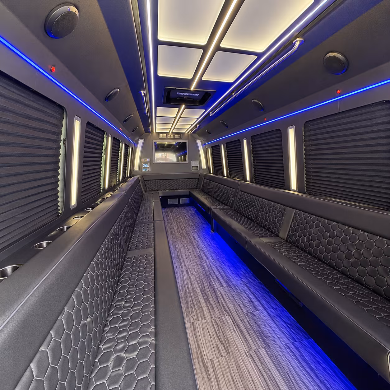 beavercreek 30 passenger party bus interior