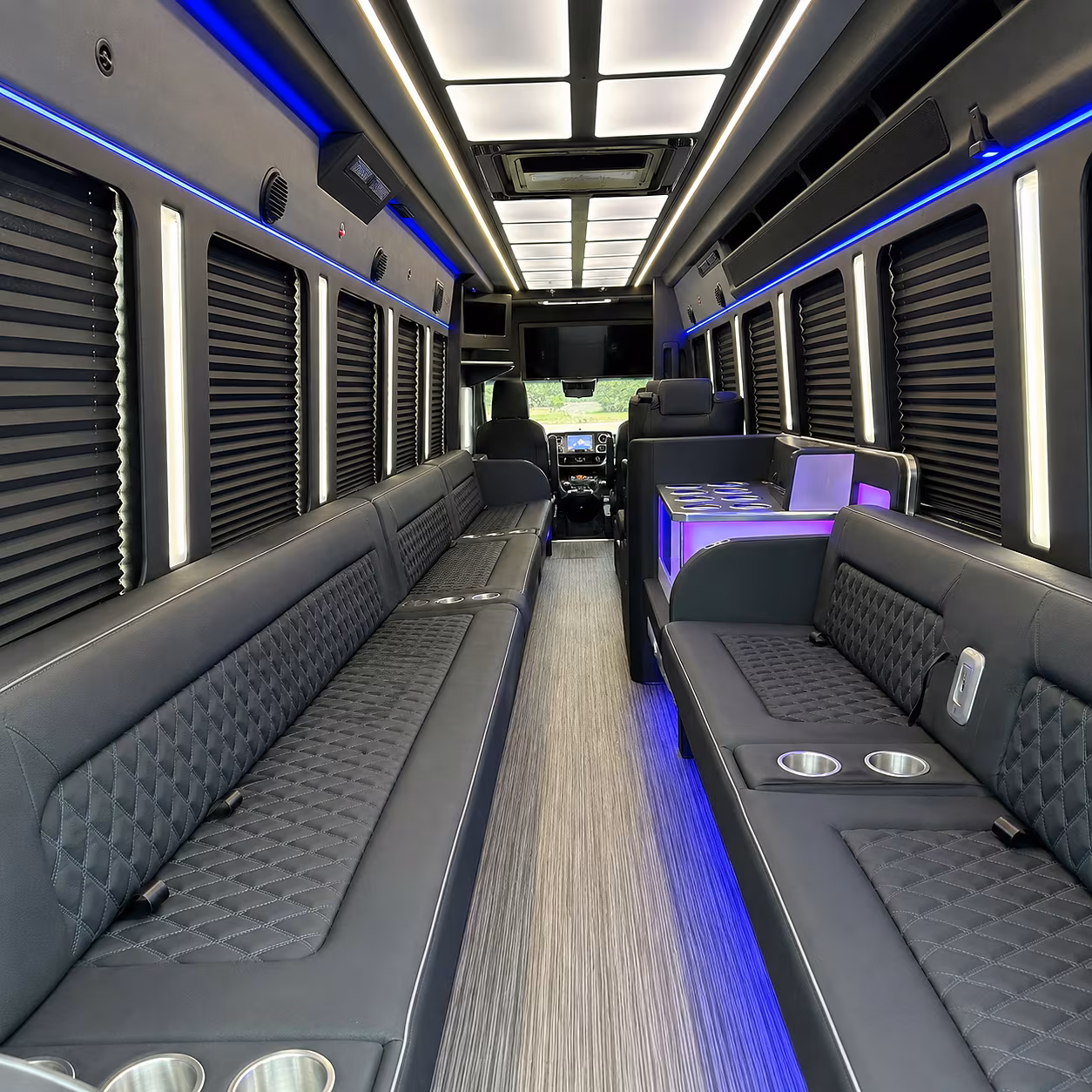 beavercreek party bus rental interior