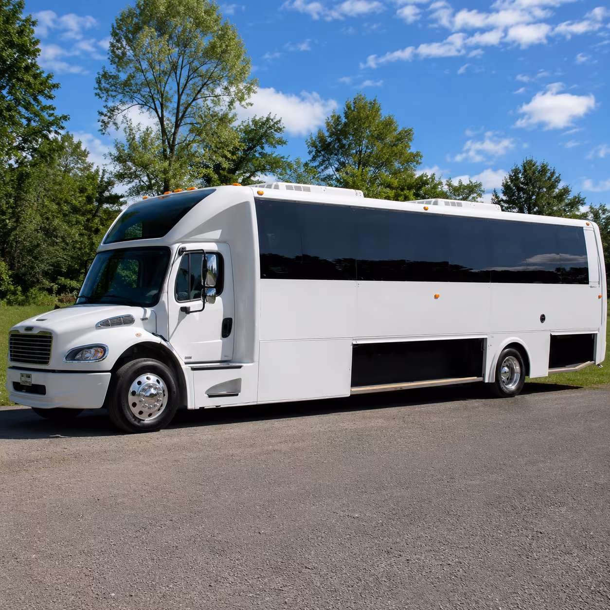 party buses make the ride part of the celebration