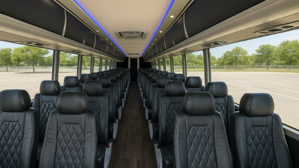 50 passenger charter bus interior columbus