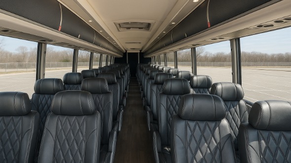 55 passenger charter bus interior columbus