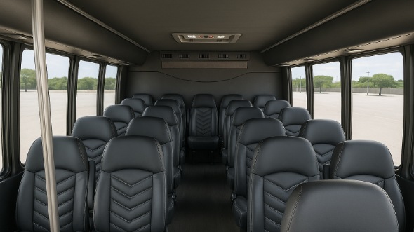 beavercreek 15 passenger minibus inside