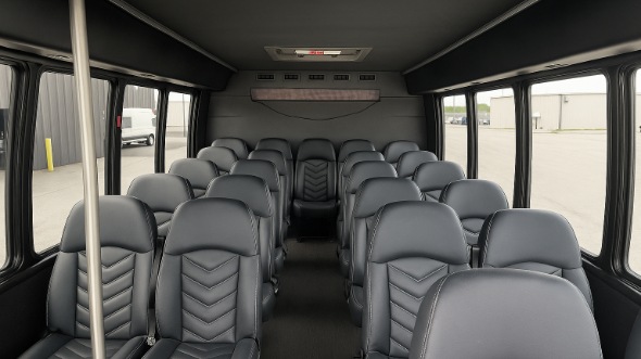 beavercreek 18 passenger minibus inside