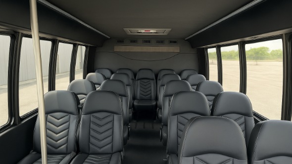 beavercreek 28 passenger minibus inside