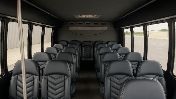 beavercreek 35 passenger minibus inside