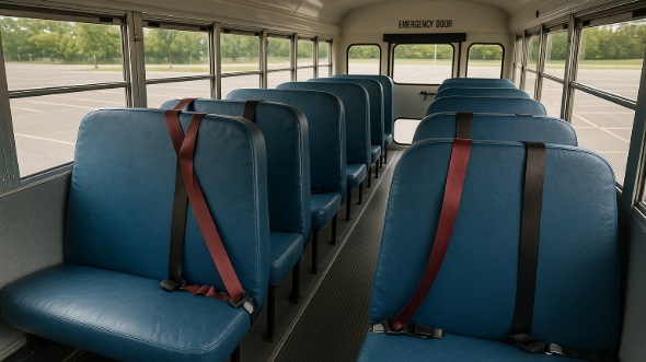 school bus rental interior columbus